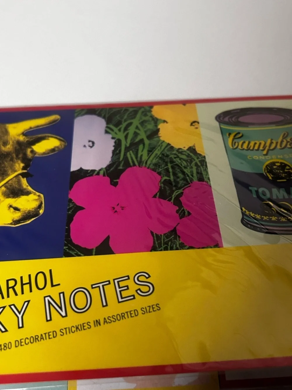 NWT Andy Warhol Sticky Notes Set of Two Collector’s Items Stationary